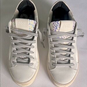 P448 Women's Gray and White Sneakers
